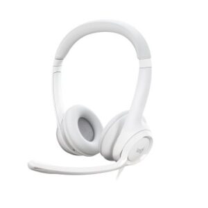 HEADSET LOGITECH H390 MICROFONO CON SUPRESION DE RUIDO USB COLOR BLANCO P/N: 981-001286
