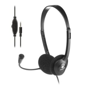HEADSET NGS MS103 MAX CON MICROFONO Y CONTROL DE VOLUMEN JACK 3.5 CABLE DE 1.5m