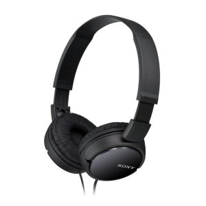 HEADSET SONY MDR-ZX110PK COMPACTOS CABLE 1.2m CONEXION JACK 3.5 CON CONTROL REMOTO COLOR NEGRO