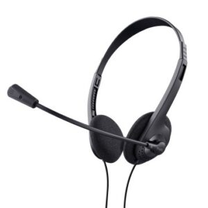HEADSET TRUST BASICS MICROFONO INCORPORADO - CONECTOR 3.5MM - NEGRO 24659