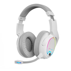 HEADSET WIRELESS MARS GAMING MHW100 WHITE 2.4GPRO CANCELACION DE RUIDO ACTIVA ENC + PASIVA DRIVERS 5