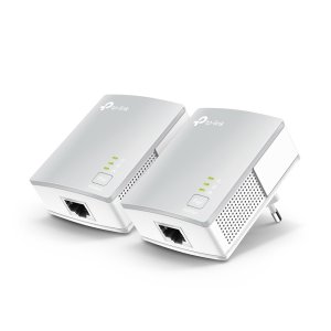 HOMEPLUG TP-LINK POWERLINE 500MB PA4010KIT 1P ETHERNET KIT DE 2 UNIDADES SOPORTA MULTIPLES IPTV STRE