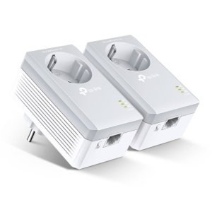 HOMEPLUG TP-LINK POWERLINE 500MB PA4010PKIT 1P ETHERNET PASS-THROUGH KIT DE 2 UNIDADES SOPORTA MULTI