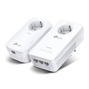HOMEPLUG WIFI TP-LINK TL-WPA8631P KIT 1300MB AV500 AC1300 CON 3 PUERTOS GIGA PASSTHROUGH KIT COMPUES