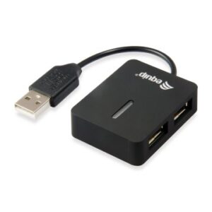 HUB USB 2.0 EQUIP LIFE A 4xUSB-A MINI HUB TRAVEL