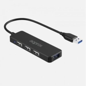 HUB USB 3.0 APPROX APPC47 A 3xUSB-A 2.0 1xUSB-A 3.0