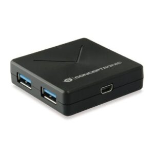 HUB USB 3.0 CONCEPTRONIC HUBBIES02B 4 PUERTOS USB 3.0 COLOR NEGRO