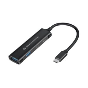 HUB USB 3.0 CONCEPTRONIC HUBBIES12B 4 PUERTOS USB 3.2 2 PUERTOS USB-C 2 PUERTOD USB-A COLOR NEGRO CA