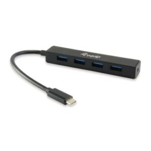 HUB USB EQUIP LIFE USB-C A 4 PUERTOS TIPO A USB 3.0