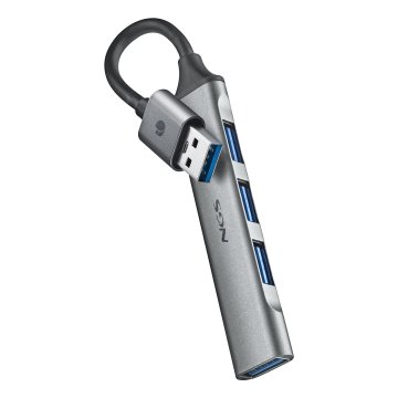 NGS HUB 4 PUERTOS USB: 1 X USB 3.2, 3 X USB 2.0