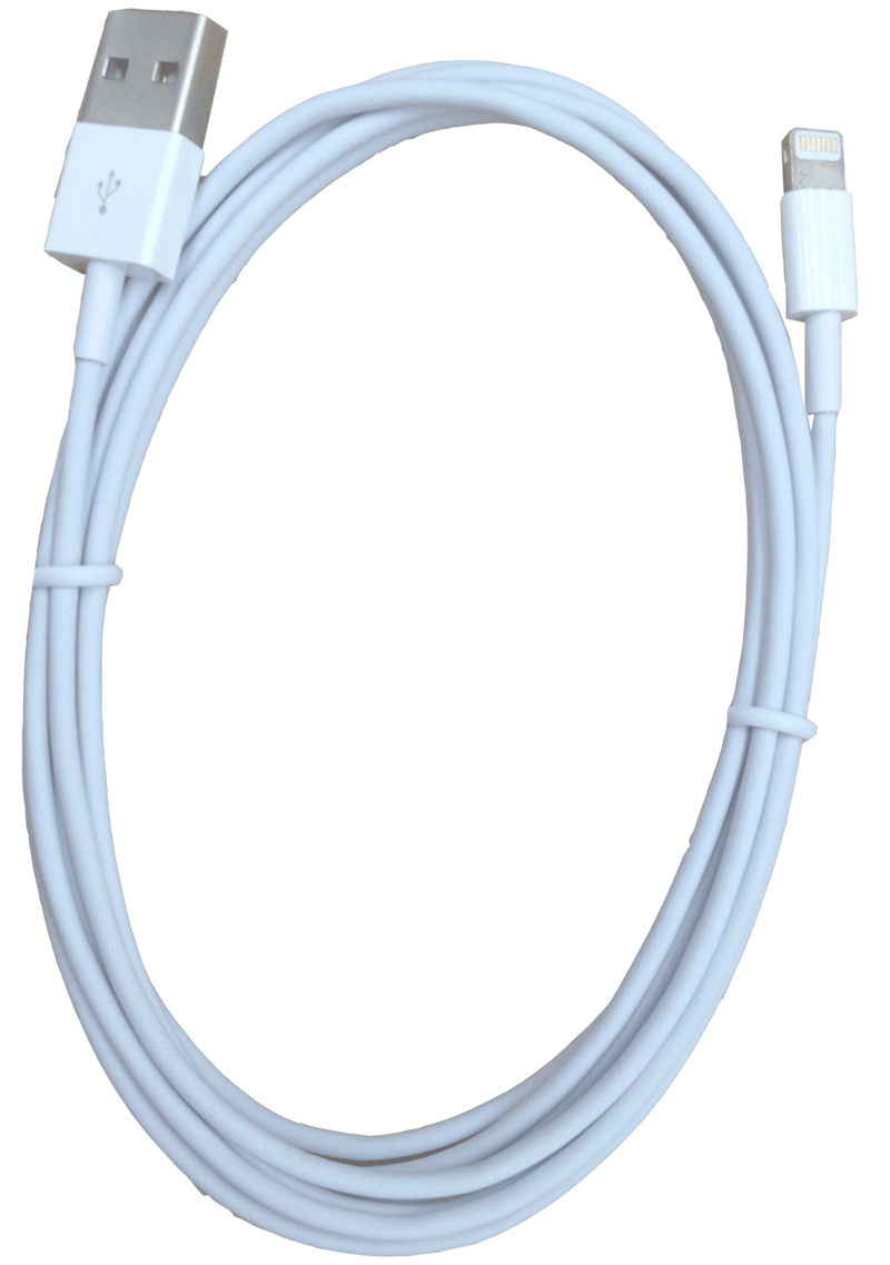 CABLE DATOS/CARGADOR USB LIGHTNING 2M BLANCO NANOCABLE
