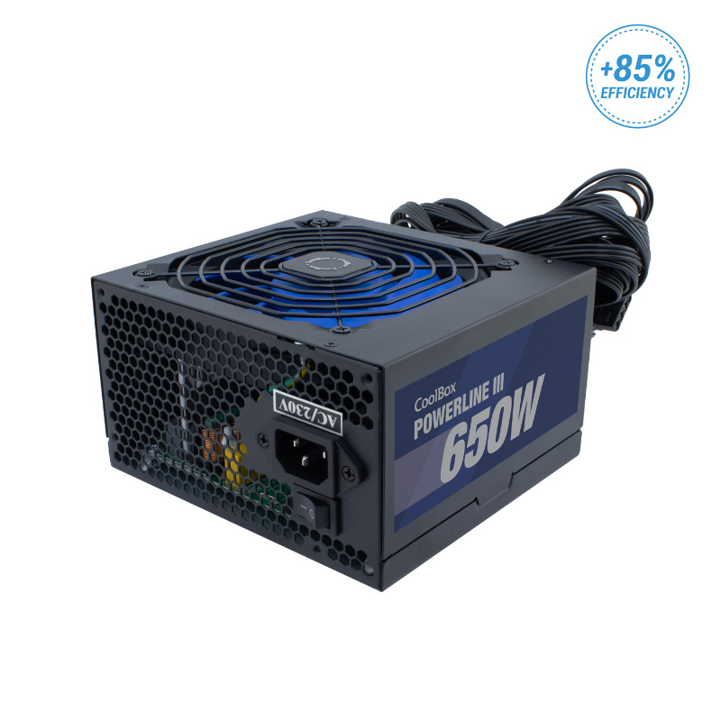 FUENTE ALIM. ATX 650W POWERLINE III COOLBOX