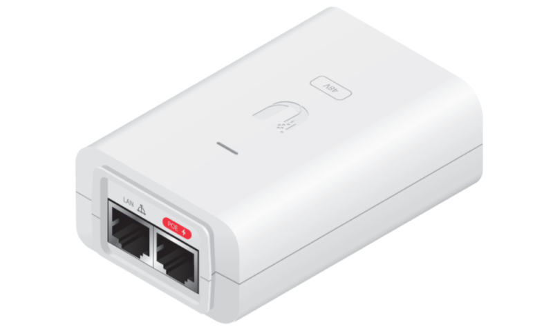 INYECTOR POE UBIQUITI POE-24-24W-WH POE ADAPTER 24V 1A 10/100 BLANCO