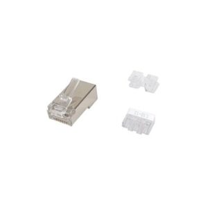 KIT 100 CONECTORES RJ45 EQUIP CATEGORIA 6A APANTALLADO 121147