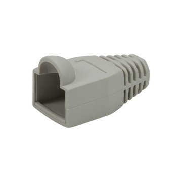 KIT 100 UNIDADES CAPUCHON RJ45 COLOR GRIS