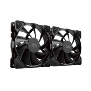 KIT 2xVENTILADOR INTERNO MARS GAMING MF-PROX2 BLACK ULTRA SILENCIOSOS FDB BEARING ANTIVIBRACIÓN