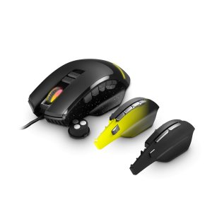 (Km0) MOUSE ENERGY SISTEM GAMING RGB ESG M5 TRIFORCE 15 BOTONES CONFIGURABLES HUANO CON 3 BOTONERAS