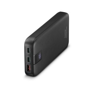 (Km0) POWERBANK HAMA PD 20 20000mAh 2xUSB-C PD 1xUSB-A CARGA RAPIDA COLOR ANTRACITA CASH30