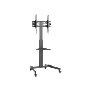 (Km0) SOPORTE DE SUELO CON RUEDAS EQUIP PARA PANTALLA DE 32" - 55" FIJO MAX. VESA 400x400 HASTA 35KG