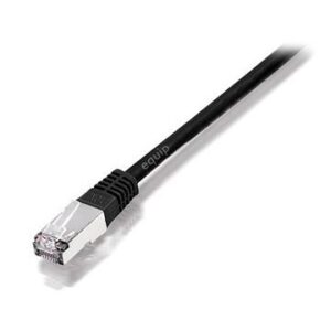 LATIGUILLO APANTALLADO SF/UTP CRUZADO CATEGORIA 5e 10M COLOR NEGRO EQUIP 705916