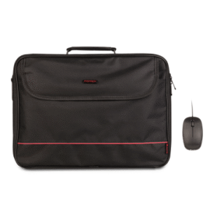 MALETIN DE PORTATIL 16" NGS BUREAU KIT MALETIN PASSENGER +RATON OPTICO USB FOG NEGRO