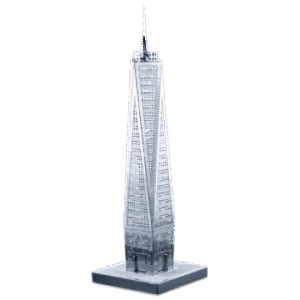 MAQUETA 3D METAL FASCINATIONS ONE WORLD TRADE CENTER MONTAJE SIN PEGAMENTO NI SOLDADURA MAQUETAS 3D