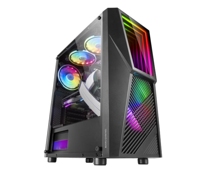 CAJA SEMITORRE ATX MC777 NEGRO MARS GAMING