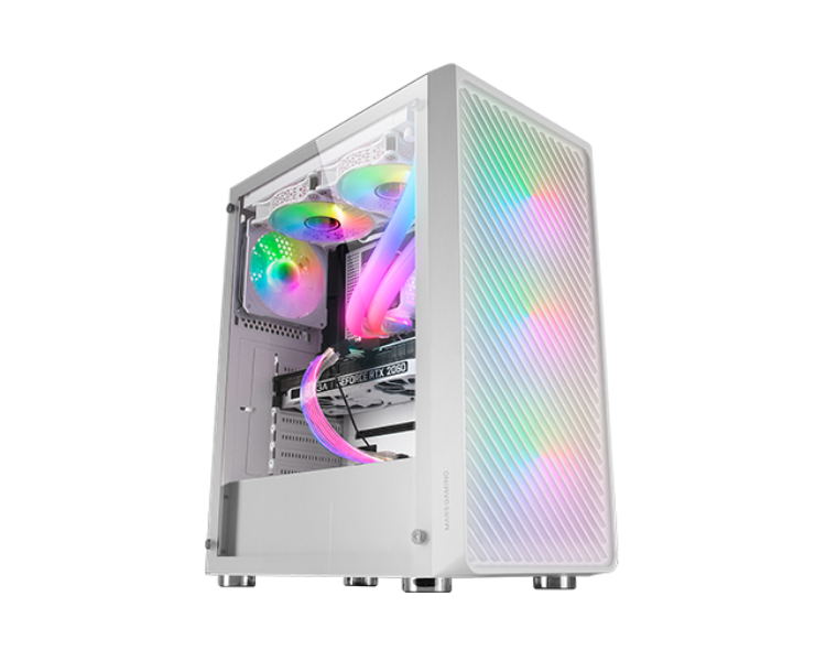 CAJA SEMITORRE ATX MC-F ARGB BLANCO MARS GAMING