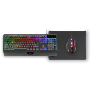 KIT COMBO PACK 3EN1 RGB MCP124 NEGRO MARS GAMING