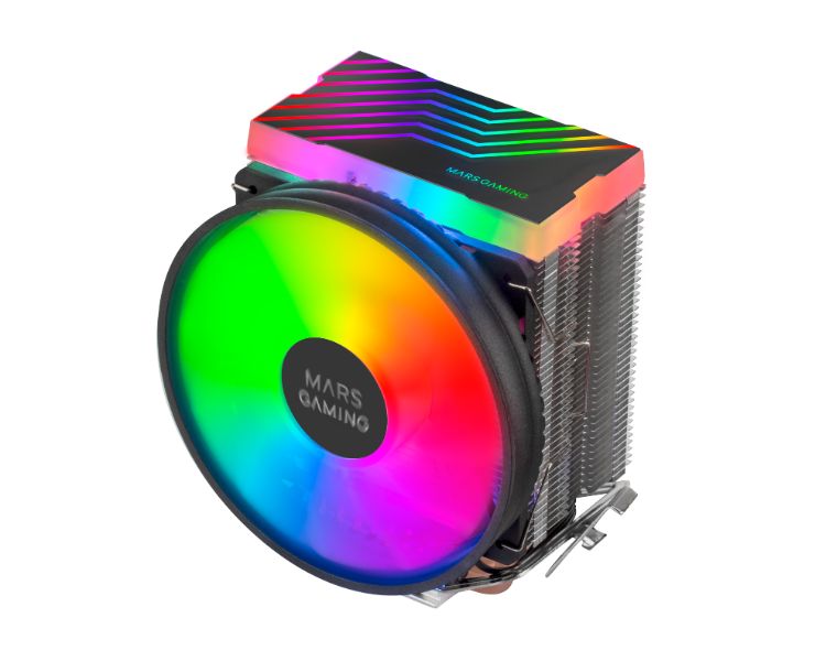 VENTILADOR UNIVERSAL MCPU33 DUAL FRGB NEGRO MARS GAMING