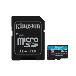 MEMORIA SD MICRO-SDXC 64GB gen 4 200mb/s V30+ ADAPTADOR CANVAS-GO PLUS SDCG4/64GB