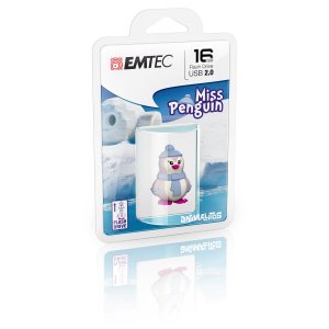 MEMORIA USB 16GB EMTEC M336 USB 2.0 LADY PENGUIN E144270