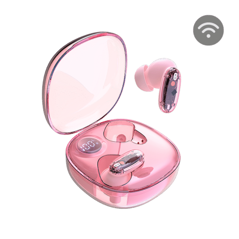 AURICULAR GAMING BLUETOOTH MHIB2 SEMI-TRANSPARENTE ROSA MARS GAMING