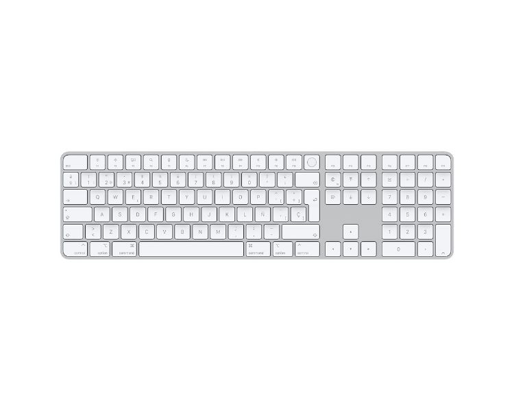 APPLE MAGIC KEYBOARD TOUCH ID CON TECLADO NUMERICO PLATA