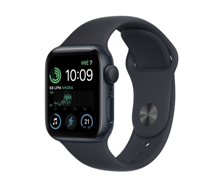 APPLE WATCH SE CAJA ALUMINIO MIDNIGHT GPS 44mm CORREA DEPORTIVA MIDNIGHT