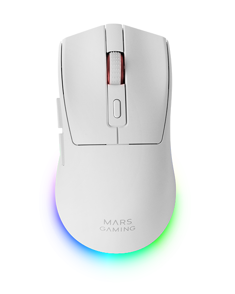RATON OPTICO MMT3 RGB BLANCO MARS GAMING