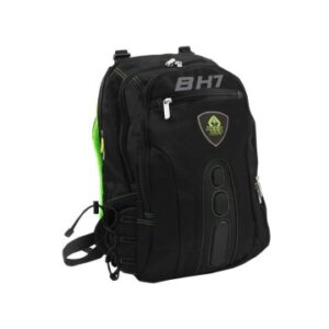 MOCHILA GAMING KEEP OUT BK7 PARA PORTATILES 15,6" CON MULTIPLES BOLSILLOS COLOR NEGRO Y VERDE