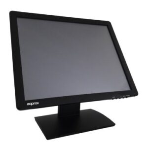 MONITOR 17" TACTIL TPV APPROX APPMT17W5 VGA, USB, NEGRO 5MS 300cd/m2 INCLINABLE BASE ANTIVIBRACIÓN,