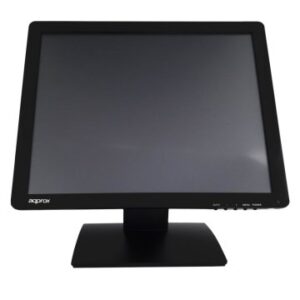 MONITOR 19" TACTIL RESISTIVA 5 HILOS TPV APPROX APPMT19W5 VGA NEGRO 5MS 300cd/m2 INCLINABLE BASE ANT
