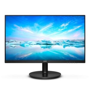MONITOR 22" HDMI VGA PHILIPS 221V8 FHD 1920x1080 4MS 75Hz COLOR NEGRO 3años garantia