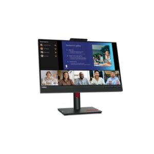 MONITOR 24" HDMI DISPLAYPORT VGA LENOVO T24V-30 FHD WEBCAM PIVOTANTE REGULABLE EN ALTURA HUB-USB