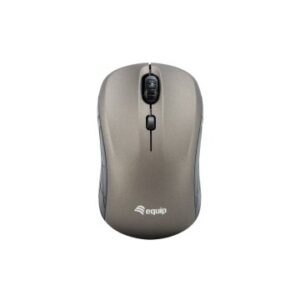 MOUSE EQUIP WIRELESS MINI LIFE OPTICO 4 BOTONES SCROLL GRIS 1600DPI