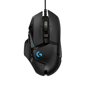 MOUSE LOGITECH GAMING G502 HERO 16000dpi 11 BOTONES COLOR NEGRO 910-005471