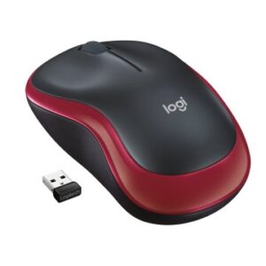 MOUSE LOGITECH WIRELESS M185 RED P/N:910-002237