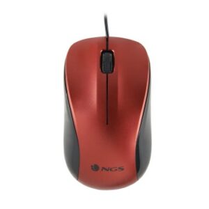 MOUSE NGS CREW RED OPTICO CON CABLE