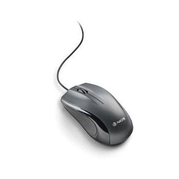 MOUSE NGS MUSK LASER CON CABLE DE 1200 DPI USB AMBIDIESTROS NEGRO