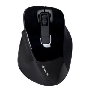 MOUSE NGS WIRELESS BOW BLACK 1200DPI 2.4GHz NANO RECEPTOR USB COLOR NEGRO