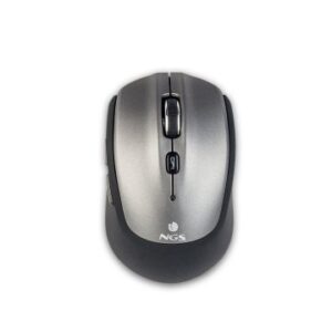 MOUSE NGS WIRELESS Y BLUETOOTH FRIZZ 1000/1600 DPI CON 5 BOTONES COLOR PLATA/NEGRO