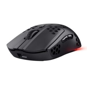 MOUSE TRUST WIRELESS GXT 929BK HELOX ULTRALIGERO, ILUMINACION LED CON RESPIRACION NEGRO