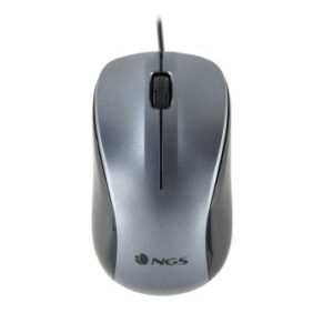 MOUSE NGS CREW GRAY CON CABLE DE 1200 DPI